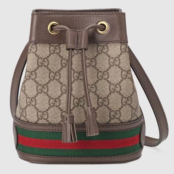 Gucci Handbags - Gucci OPHIDIA MINI BUCKET BAG
